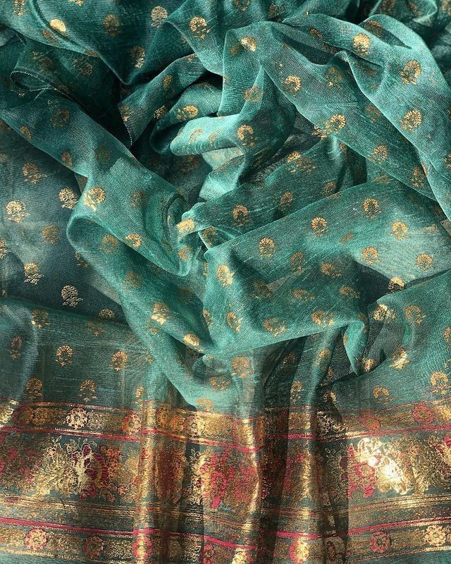 The Green Silk Saree
